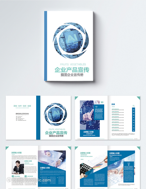 企業(yè)產(chǎn)品宣傳畫冊(cè)