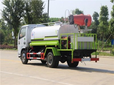【國六標(biāo)準(zhǔn)】東風(fēng)小多利卡圓罐5方抑塵車 城市環(huán)境的綠色衛(wèi)士