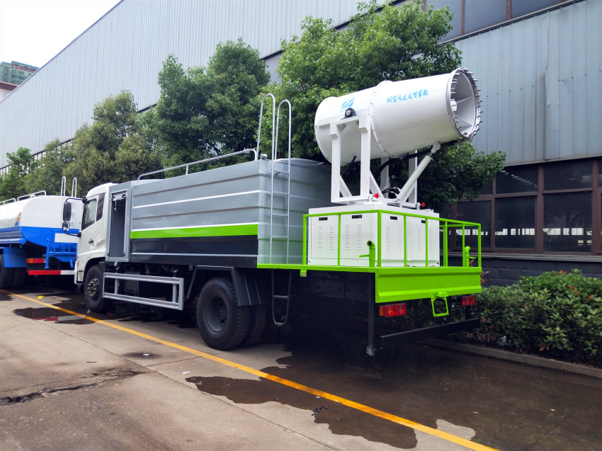 東風(fēng)D9霧炮抑塵車 15噸級(jí)高效抑塵利器，湖北程力集團(tuán)匠心打造